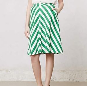 Anthropologie Postmark Spearmint Skirt